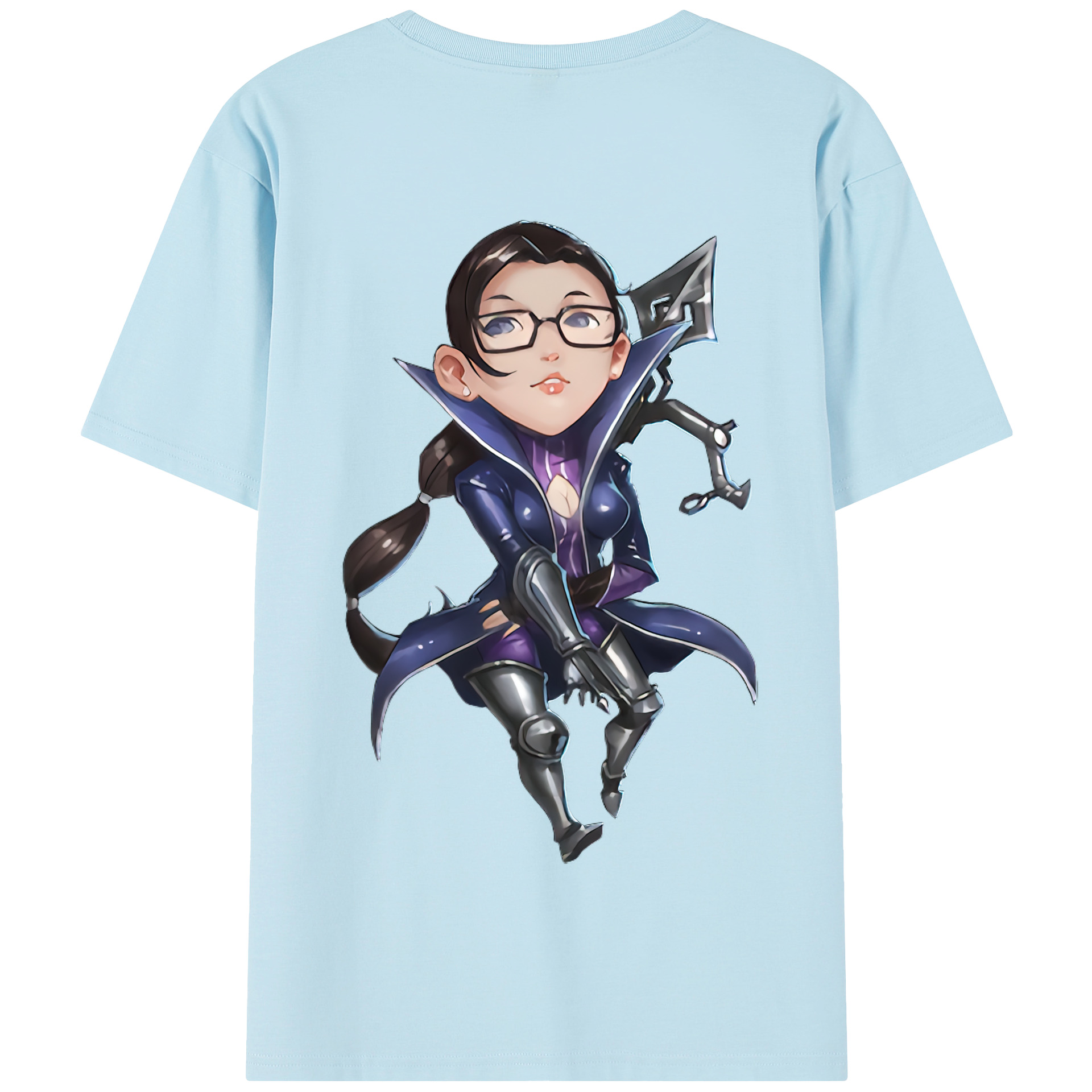 リーグ・オブ・レジェンド League of Legends LOL 綿100％半袖Tシャツ（背面プリント）